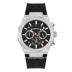 DUCATI DTWGO0000902 DT004 Chronograph Black Nylon Combi Silicone Strap