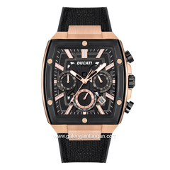 DUCATI DTWGO0001004 DT005 Chronograph Black Nylon Silicon Strap