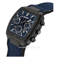 DUCATI DTWGO0001005 DT005 Chronograph Blue Nylon Black Silicon Strap
