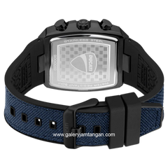DUCATI DTWGO0001005 DT005 Chronograph Blue Nylon Black Silicon Strap