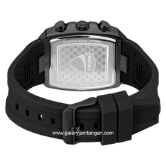 DUCATI DTWGO0001301 DT008 Chronograph Black Gold Silicone Strap