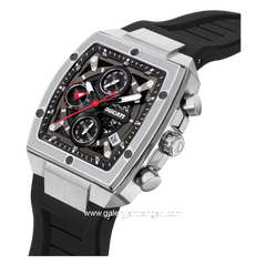 DUCATI DTWGO0001303 DT008 Chronograph Black Silver Silicone Strap