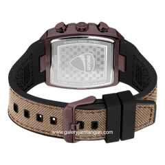 DUCATI DTWGO0001501 DT088 Chronograph Brown Nylon Black Silicon Strap