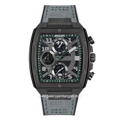 DUCATI DTWGO0001502 DT088 Chronograph Grey Nylon Black Silicon Strap