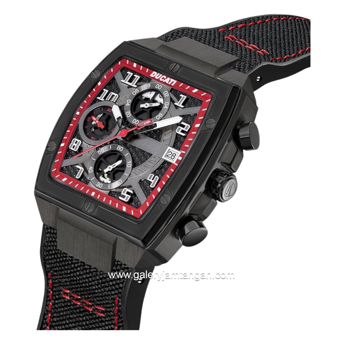 DUCATI DTWGO0001503 DT088 Chronograph Black Nylon Silicon Strap