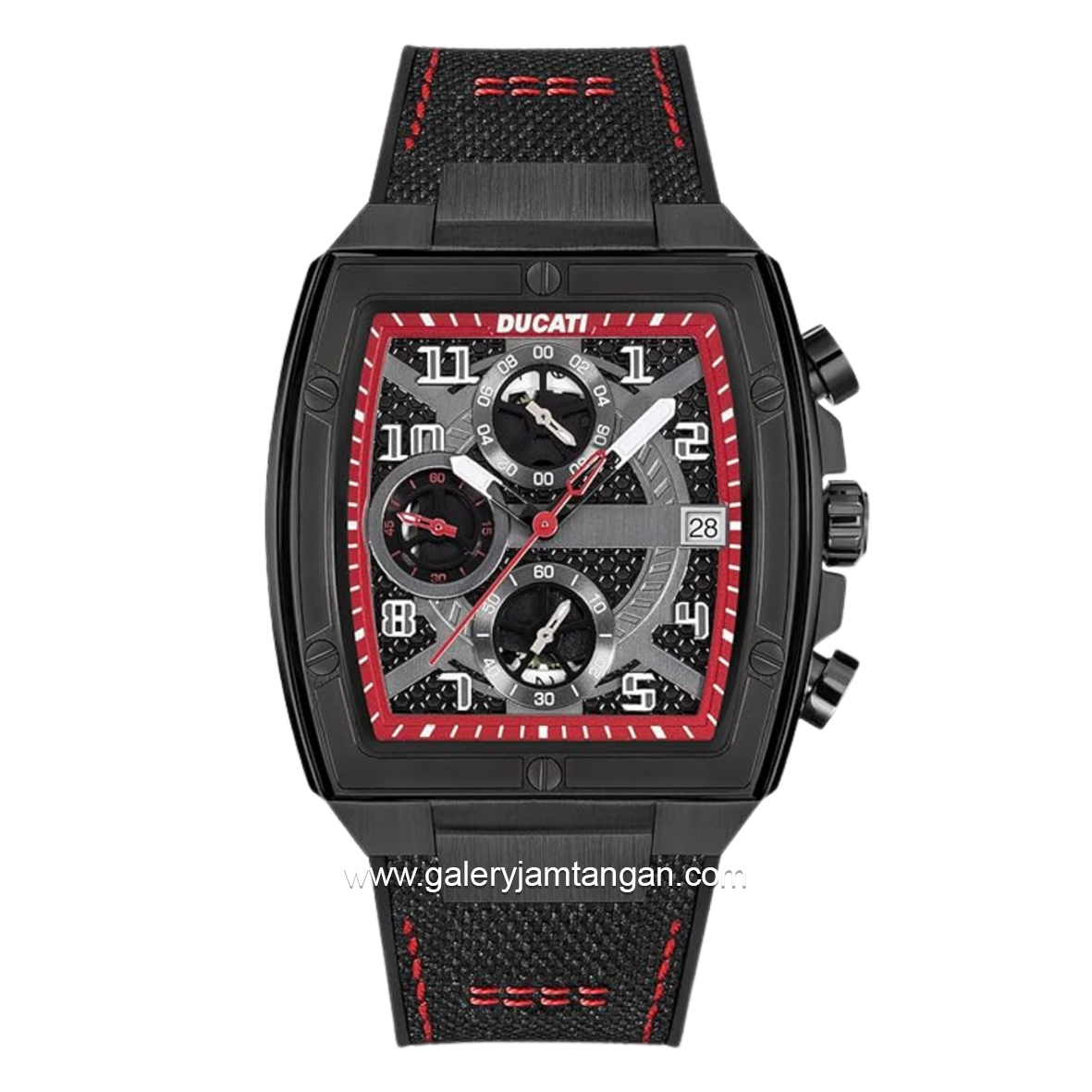 DUCATI DTWGO0001503 DT088 Chronograph Black Nylon Silicon Strap