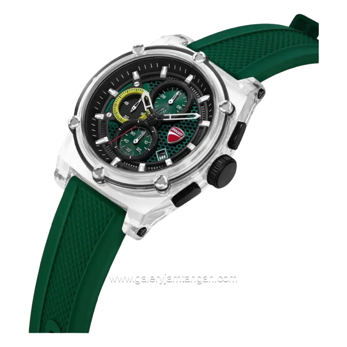 DUCATI DTWGO0001603 Chronograph Green Silicone Strap