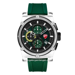 DUCATI DTWGO0001603 Chronograph Green Silicone Strap