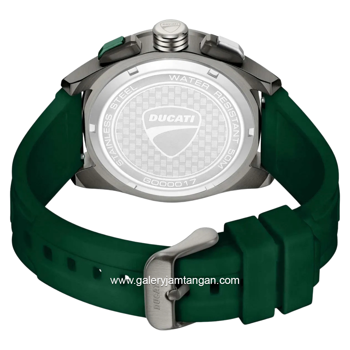 DUCATI DTWGO0001704 DT011 Chronograph Green Silicone Strap