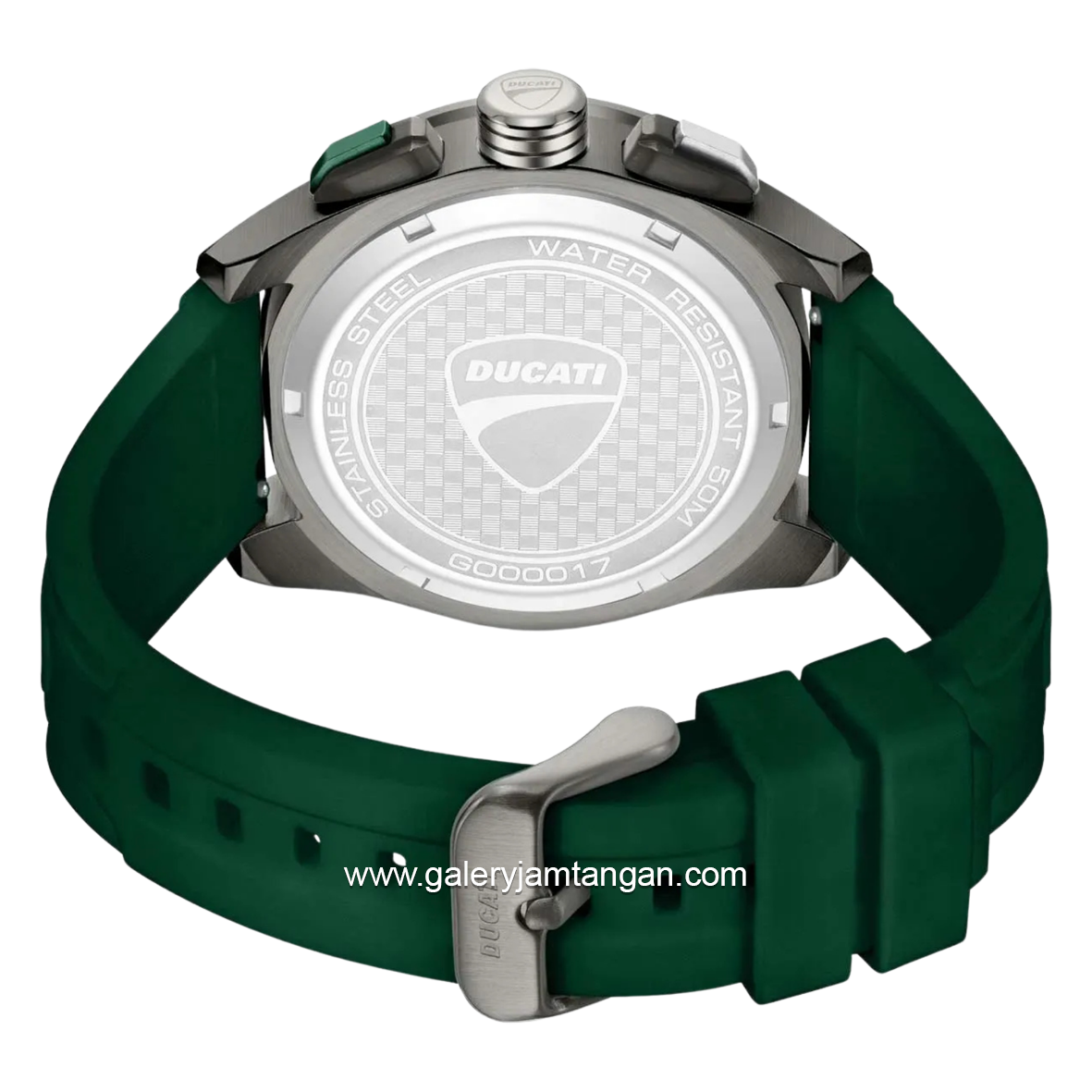 DUCATI DTWGO0001704 DT011 Chronograph Green Silicone Strap