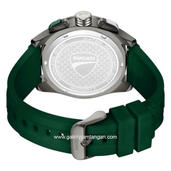 DUCATI DTWGO0001704 DT011 Chronograph Green Silicone Strap