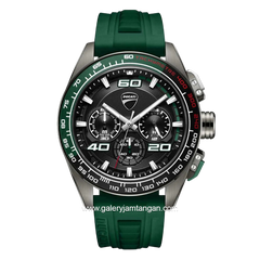 DUCATI DTWGO0001704 DT011 Chronograph Green Silicone Strap