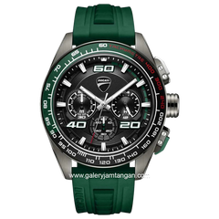 DUCATI DTWGO0001704 DT011 Chronograph Green Silicone Strap