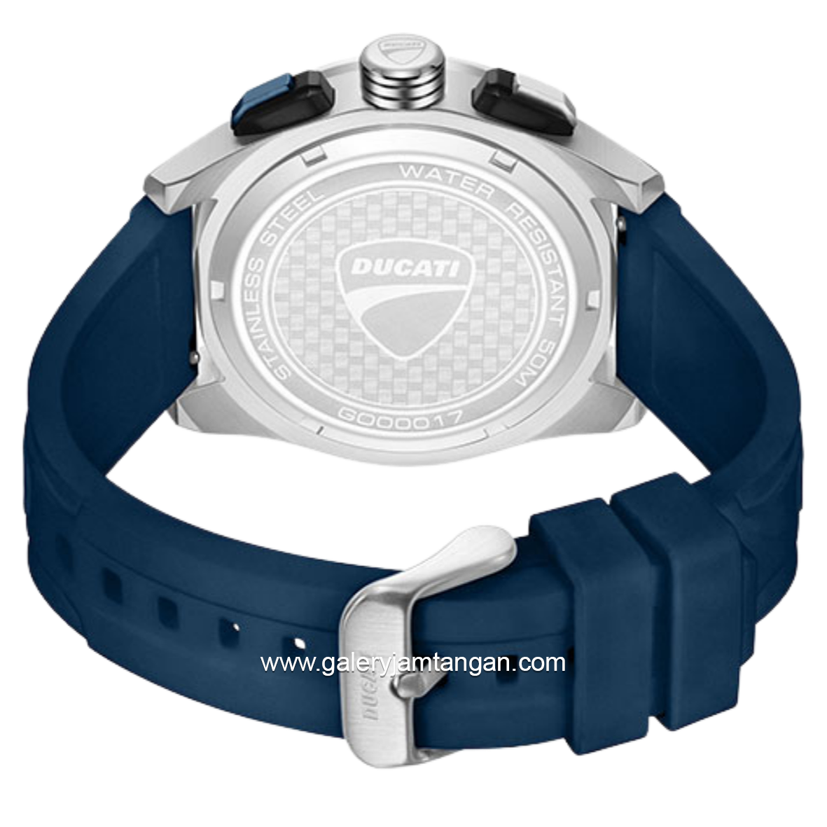DUCATI DTWGO0001705 DT011 Chronograph Blue Silicone Strap