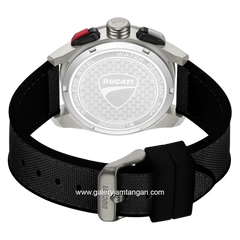 DUCATI DTWGO0001803 DT012 Chronograph Black Silicone Combi Nylon Strap