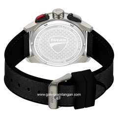 DUCATI DTWGO0001803 DT012 Chronograph Black Silicone Combi Nylon Strap