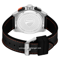 DUCATI DTWGO0001805 DT012 Chronograph Black Silicone Combi Nylon Strap