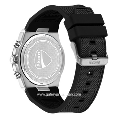 DUCATI DTWGO0002501 DT020 Chronograph Black Silicone Combi Nylon Strap