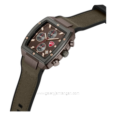 DUCATI VOYAGE DTWGO0005103 Brown Nylon Combi Silicone Strap