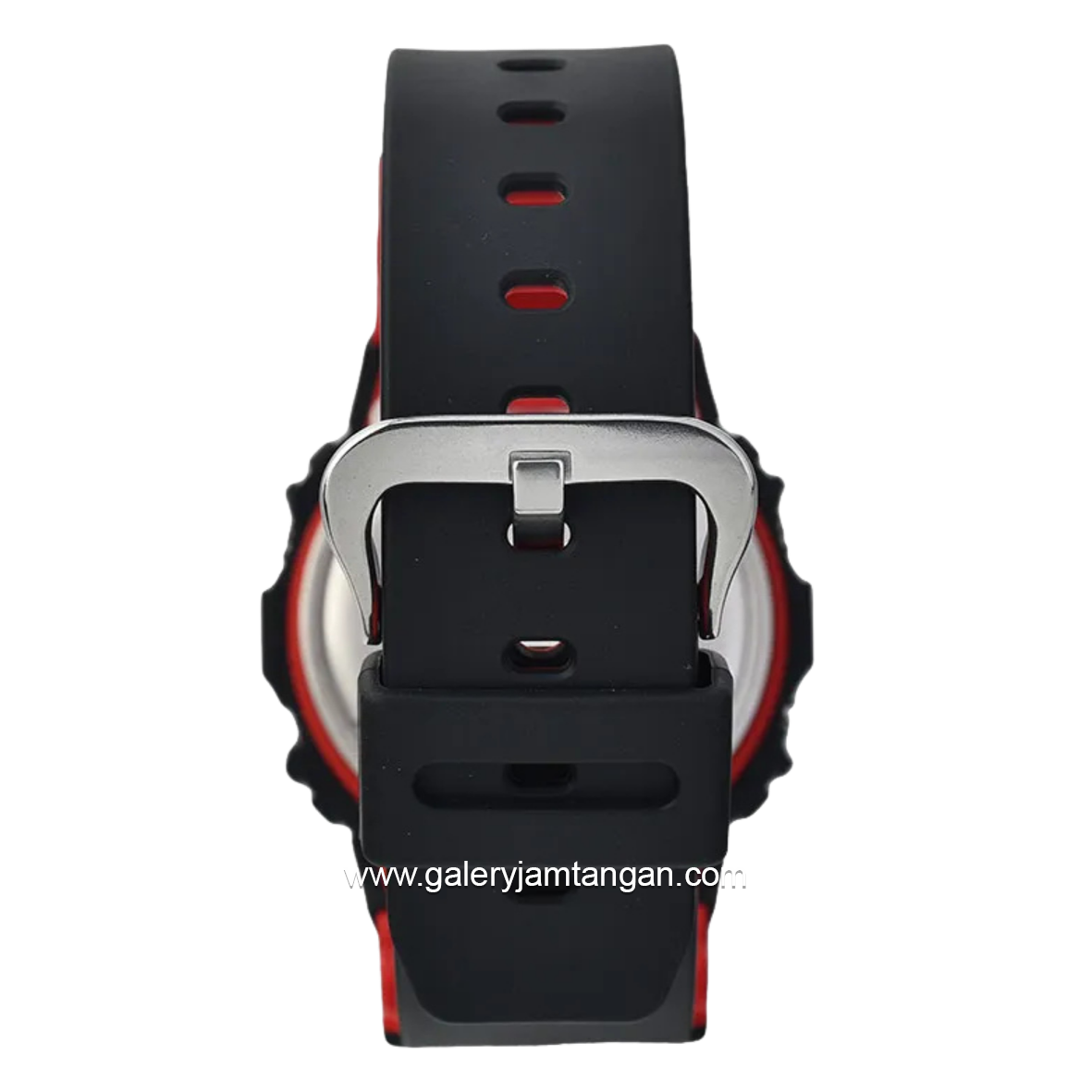 G-SHOCK DW-5600UHR-1DR Black Combinasi Red Digital Resin Strap