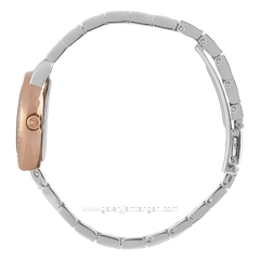 CHRIST VERRA ELORA CV 51128L-14 Silver Rosegold Stainless Steel Strap