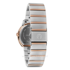 CHRIST VERRA ELORA CV 51128L-14 Silver Rosegold Stainless Steel Strap