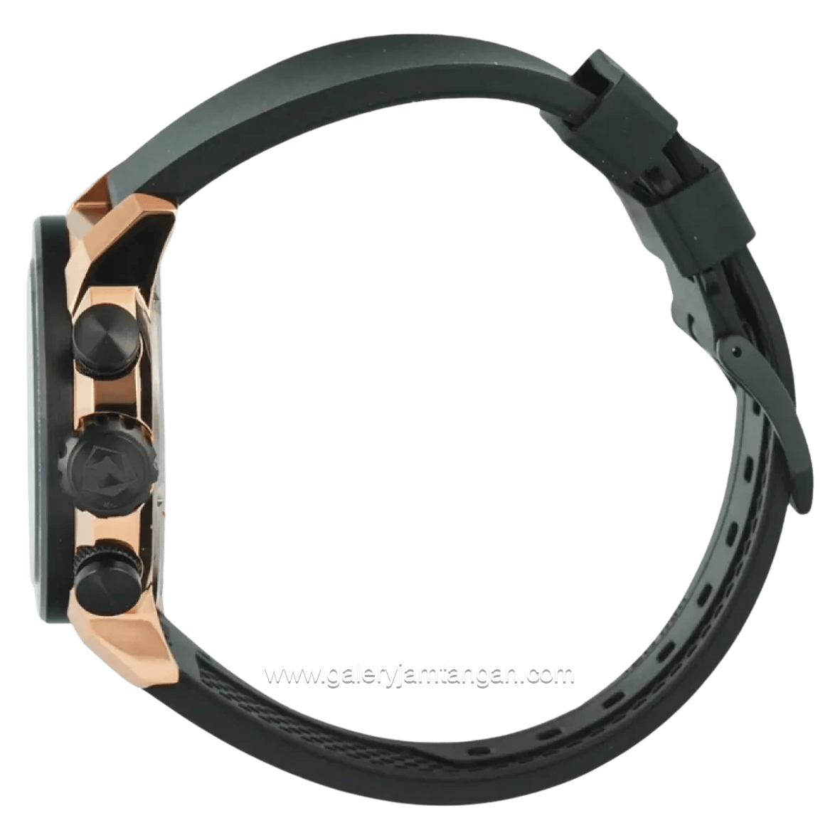 EXPEDITION E 6335 GCRBRBA Chronograph Black Rosegold Rubber Strap