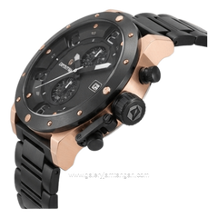 EXPEDITION E 6381 MCBBRBA1 Chronograph Black Rosegold Stainless Steel Strap