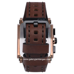 EXPEDITION E 6731 GC Brown Rosegold Chronograph Leather Strap