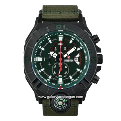 EXPEDITION E 6772 MC Chronograph Army Black Canvas Strap