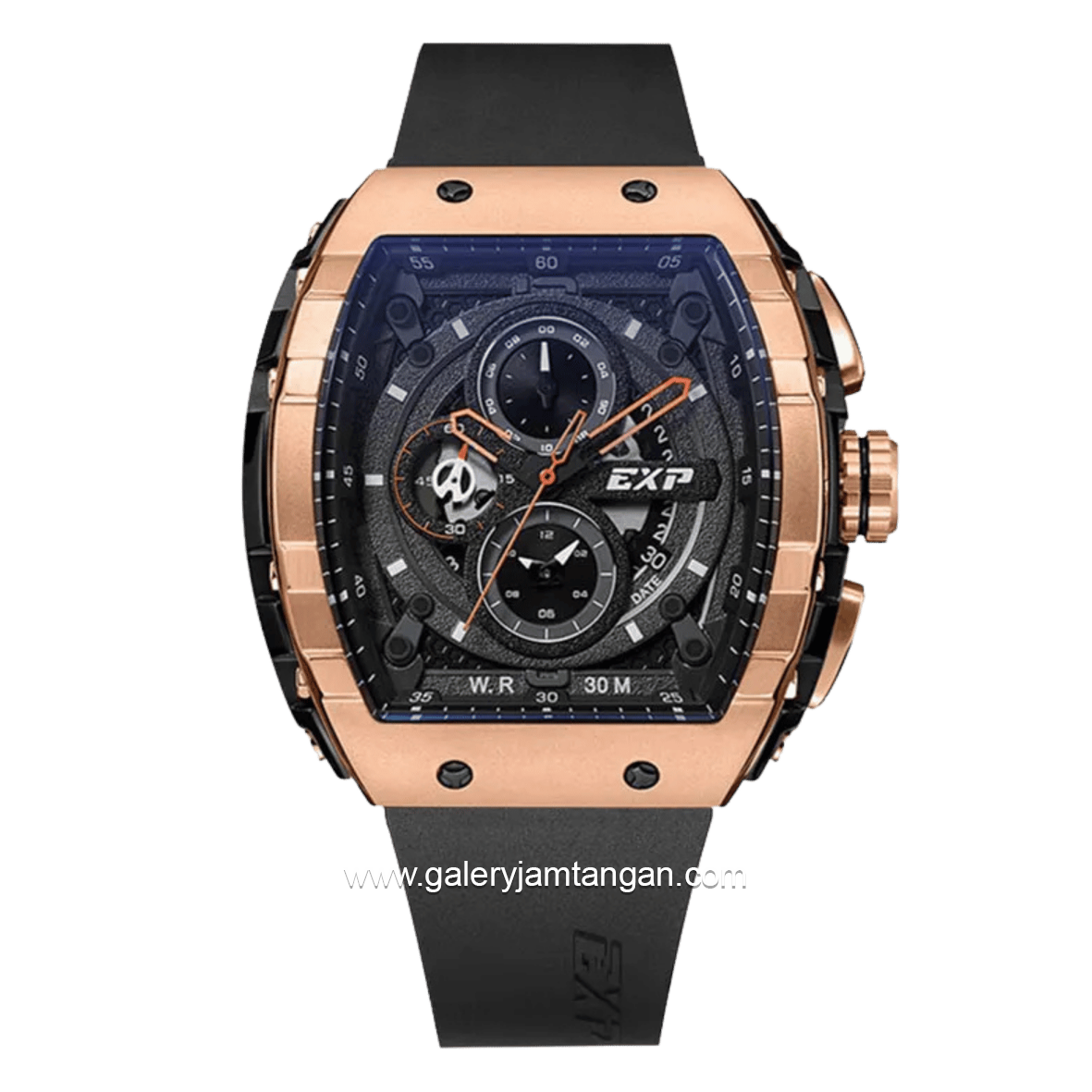 EXPEDITION E 6782 MC RBRBABA Chronograph Red Black Rubber Strap