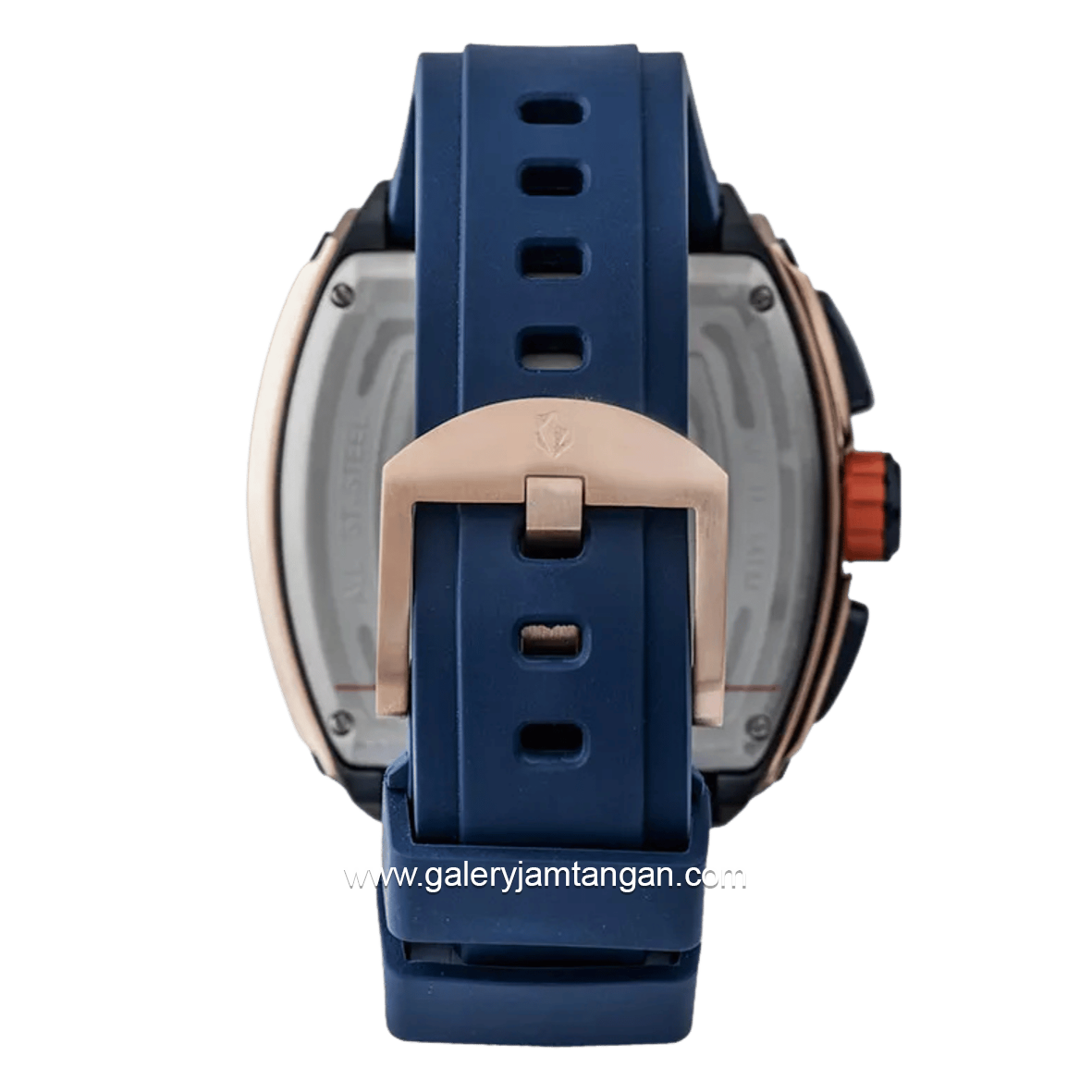 EXPEDITION E 6782 MC RURBU1 Blue Rosegold Rubber Strap
