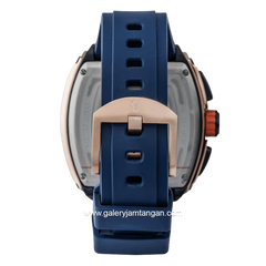 EXPEDITION E 6782 MC RURBU1 Blue Rosegold Rubber Strap