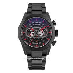 EXPEDITION E 6834 MC Black Jarum Red Chronograph Stainless Steel Strap