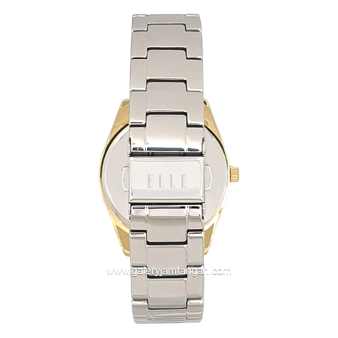 ELLE EL001-1G02B02 Silver Gold Dial White Stainless Steel Strap