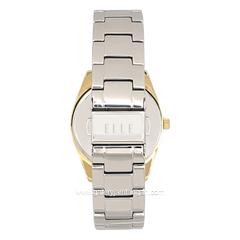 ELLE EL001-1G02B02 Silver Gold Dial White Stainless Steel Strap