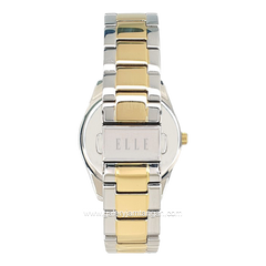 ELLE EL001-1G10B16 Silver Gold Dial White Stainless Steel Strap