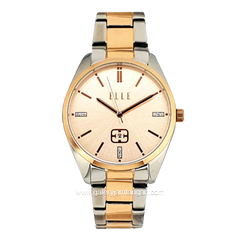 ELLE EL001-1SRG12B18 Silver Rosegold Stainless Steel
