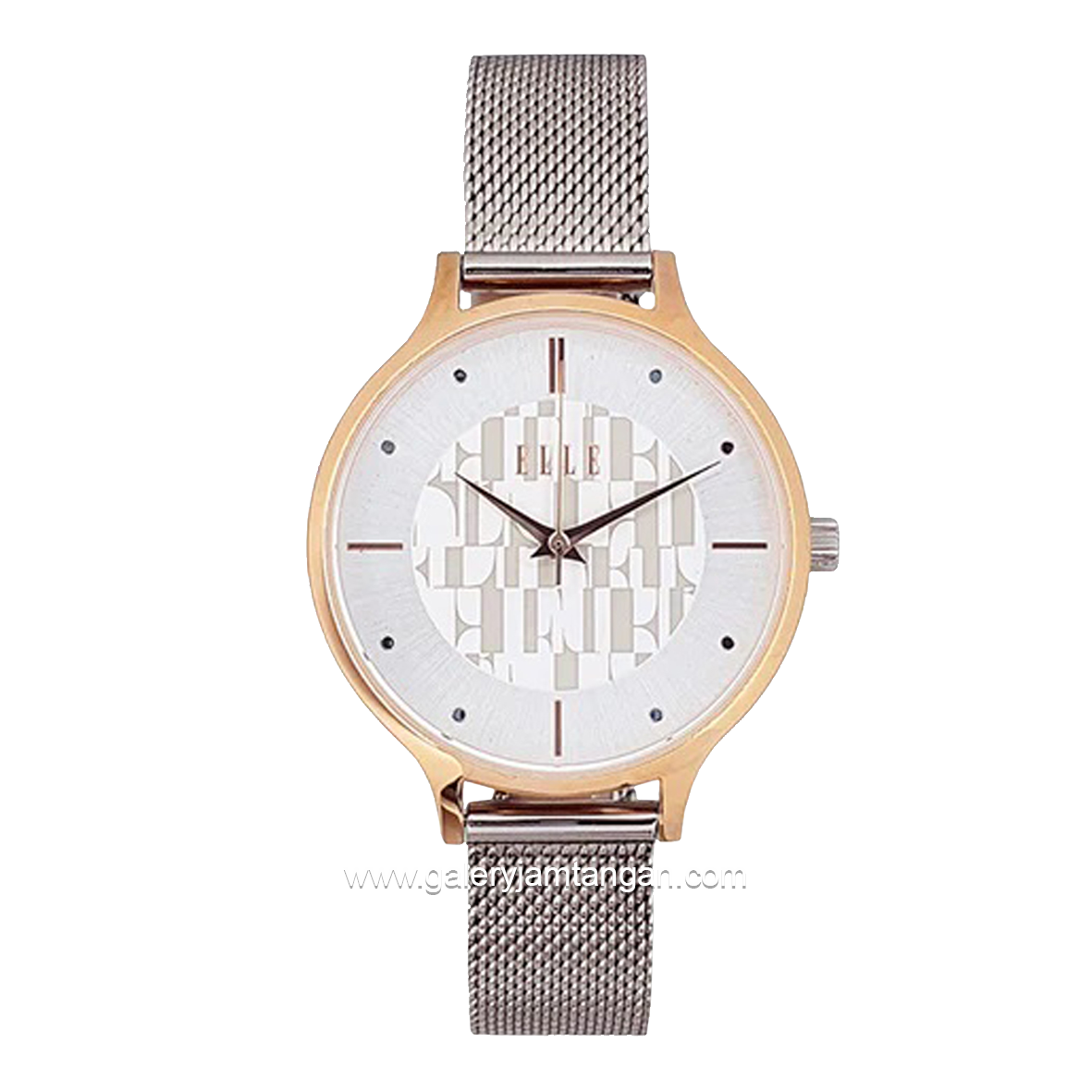 ELLE EL003-1RG02M02 Silver Rosegold Shandrop Strap