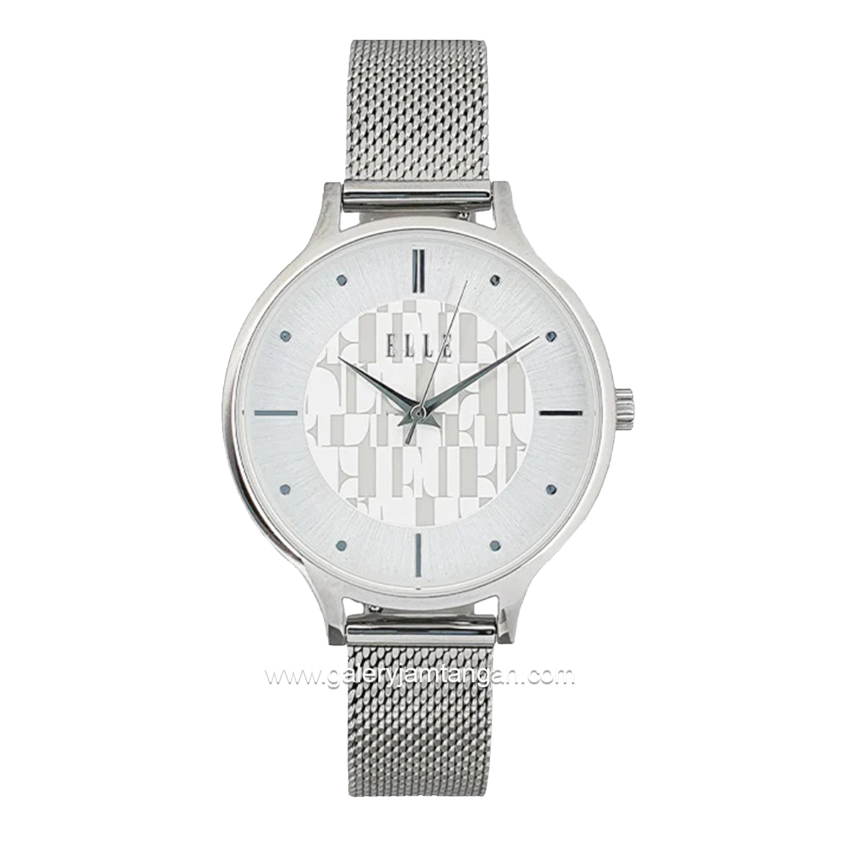 ELLE EL003-1S02M02 Silver Dial White Shandrop Strap