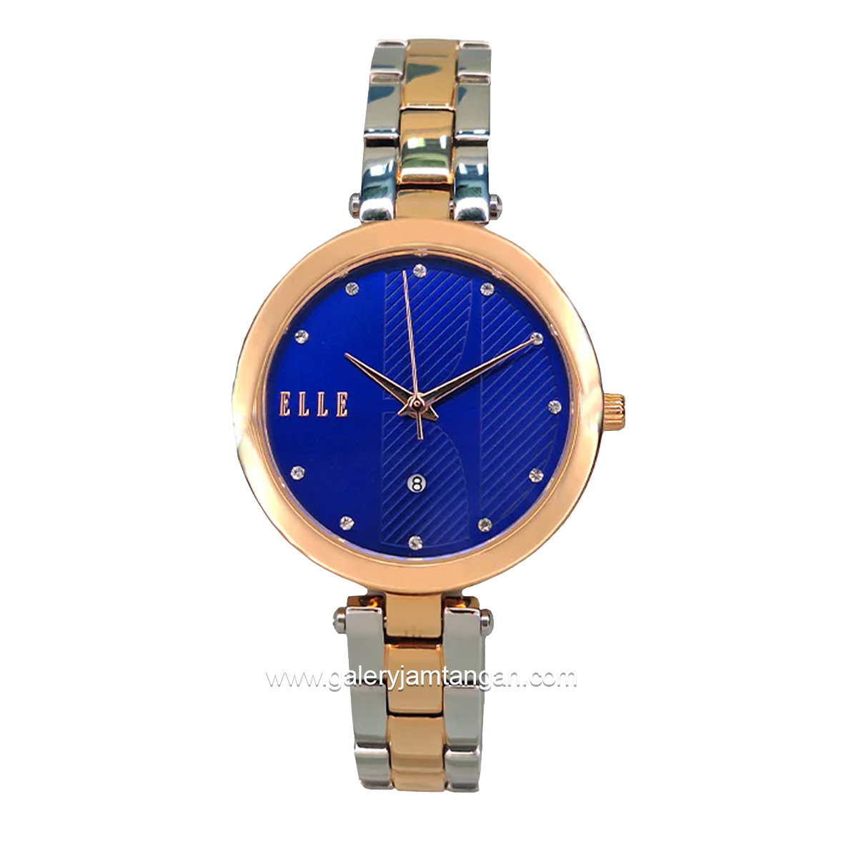 ELLE EL004-1RG04B18 Silver Rosegold Dial Blue Stainless Steel