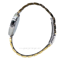 ELLE EL004-1S10B16 Silver Gold Stainless Steel Strap
