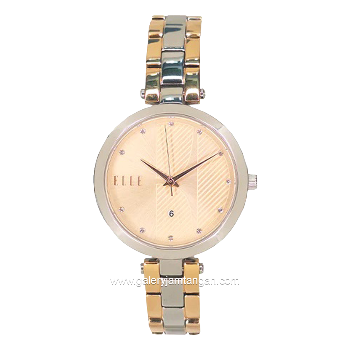 ELLE EL004-1S12B18 Silver Rosegold Stainless Steel