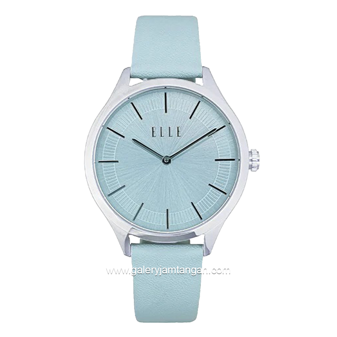 ELLE EL006-1S06-L06 Blue Silver Leather Strap