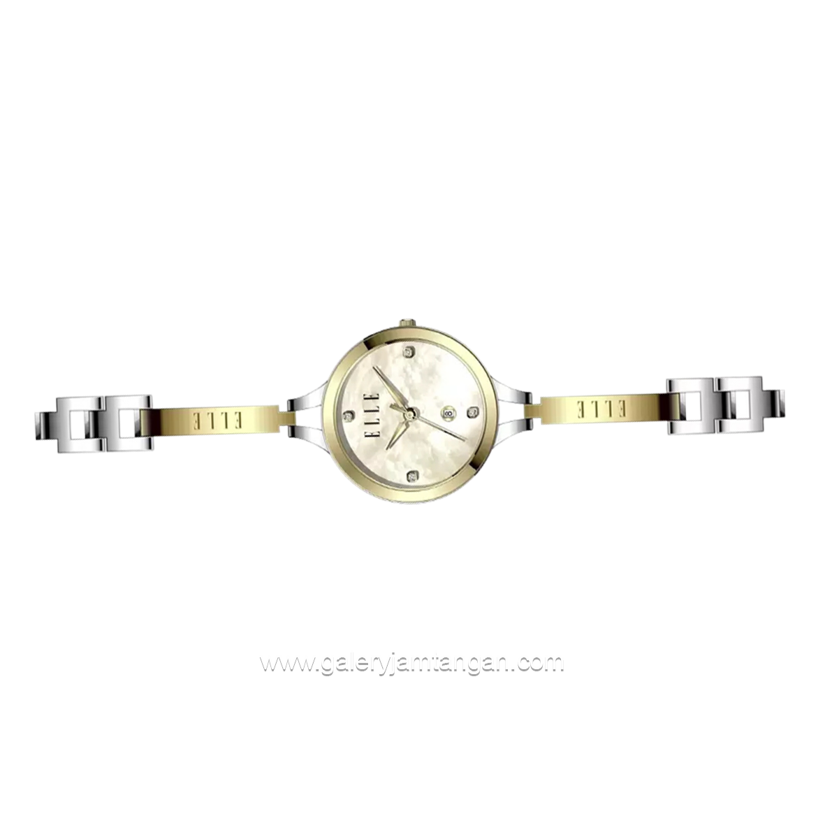 ELLE EL009-3G10B16 Silver Gold Stainless Steel