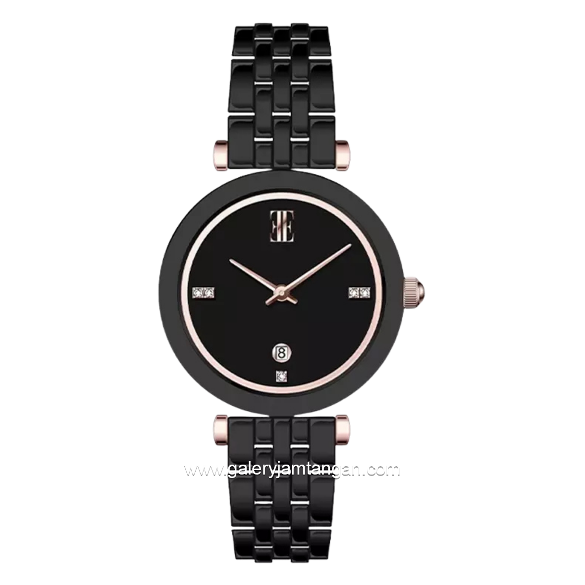 ELLE EL011-3CE03C03 Black Ceramic Strap
