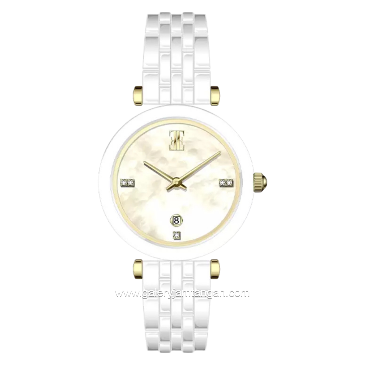 ELLE EL011-3CE10C01 White Ceramic Strap