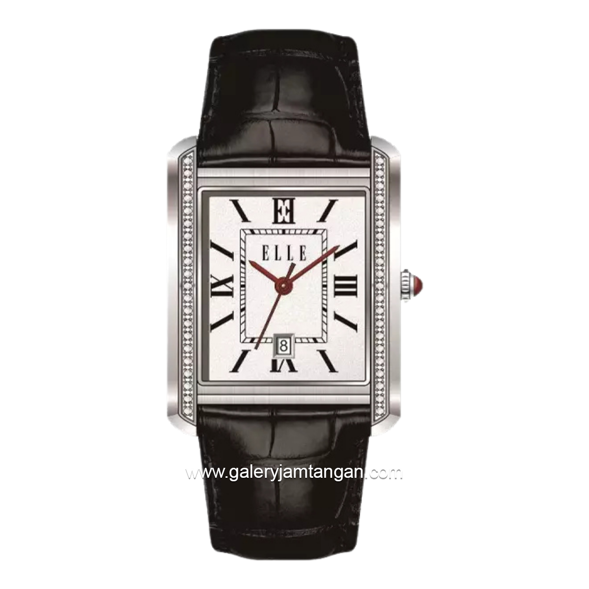 ELLE EL021-3S01-L03 Black Leather Strap