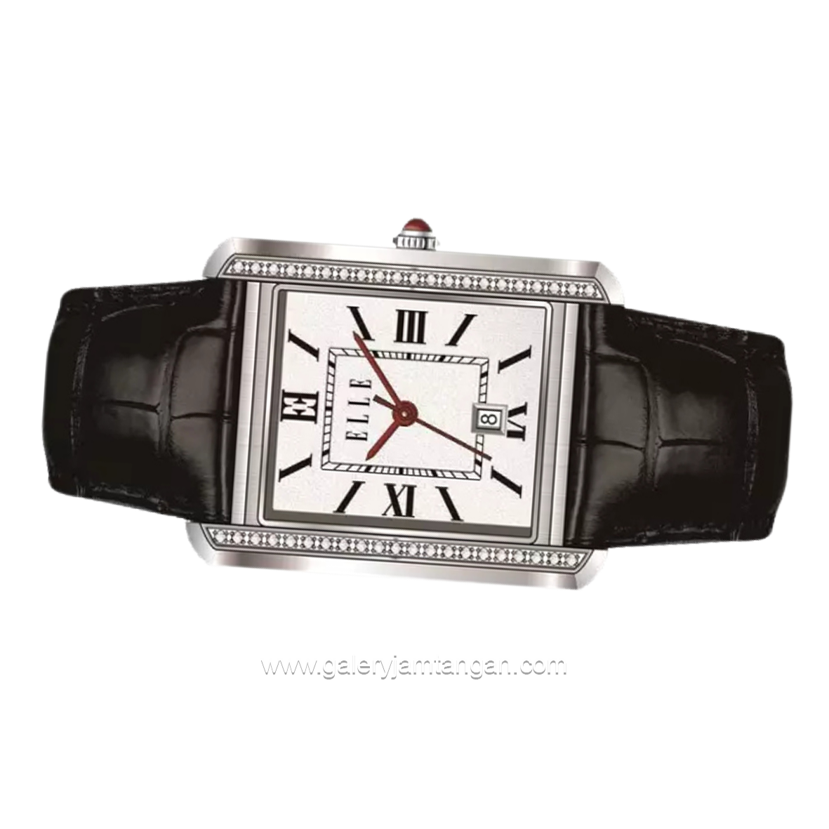 ELLE EL021-3S01-L03 Black Leather Strap