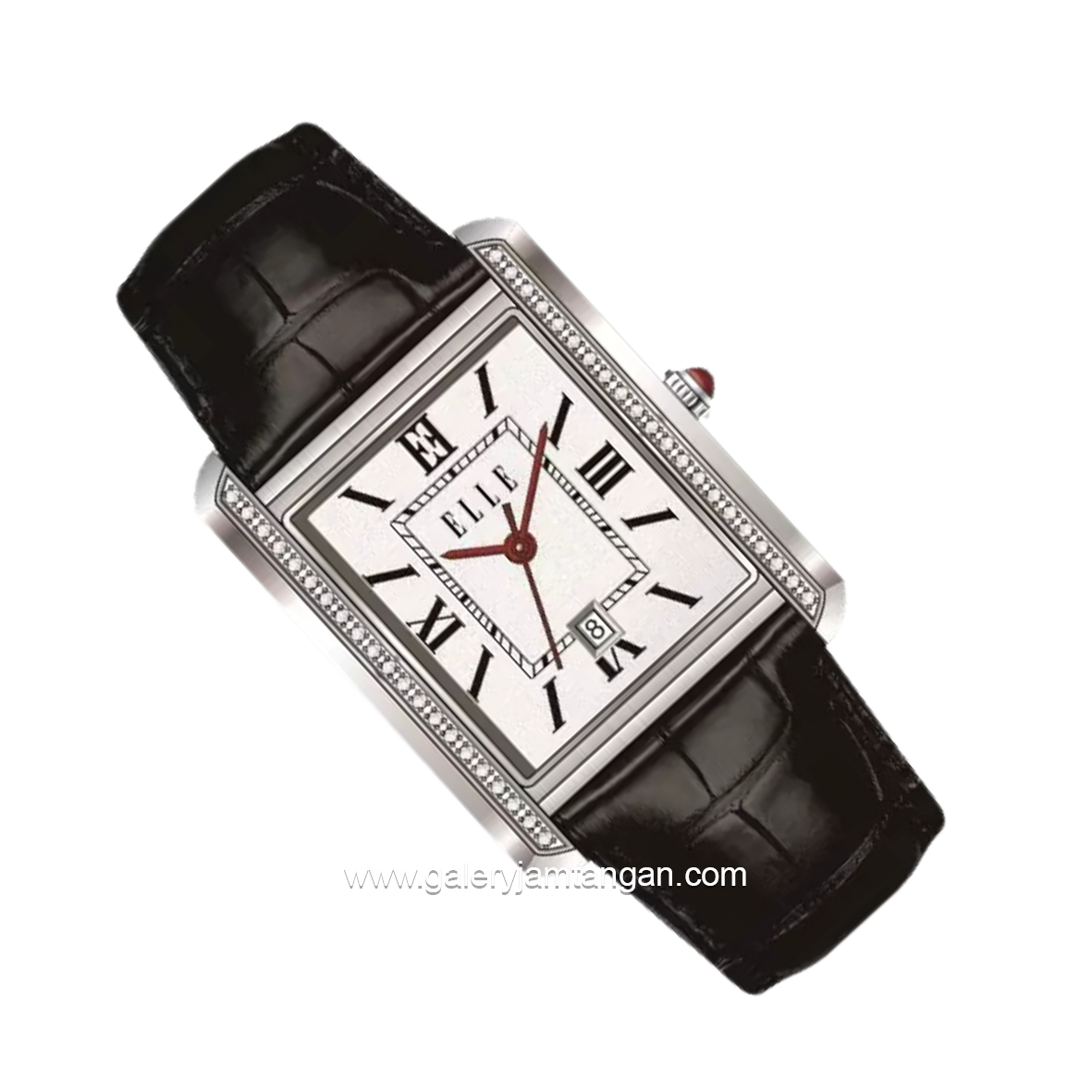ELLE EL021-3S01-L03 Black Leather Strap